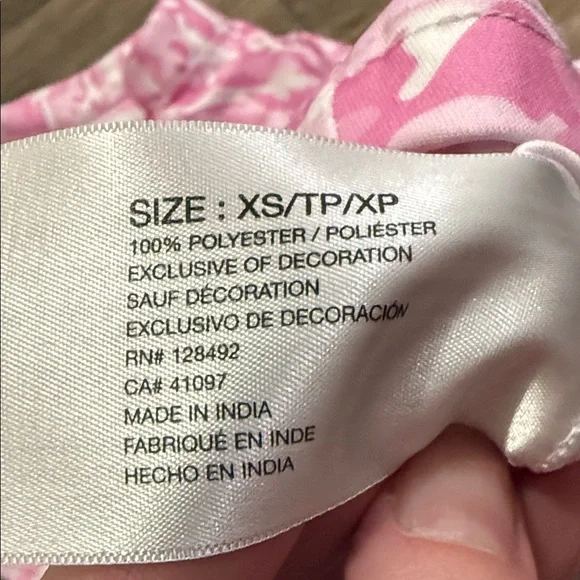 Greg Norman Collection Pink Camo Long Sleeve Top - Picture 6 of 6